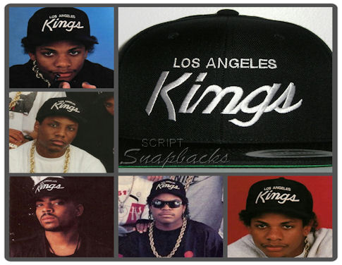 LA Los Angeles Kings Script Snapback Hat